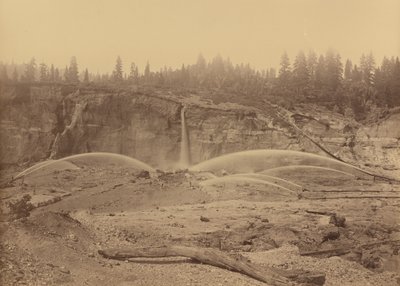 ネバダ郡ノース ブルームフィールド、マラコフ ディギンズ 作： Carleton E. Watkins
