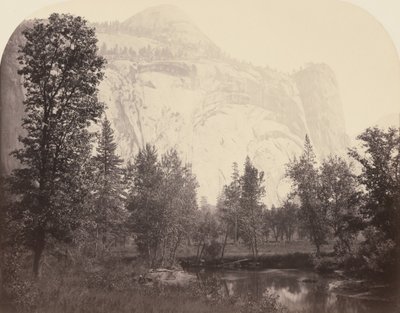 ロイヤル アーチのリバー ビュー、ヨセミテ 作： Carleton E. Watkins