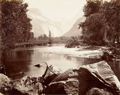 The Domes, Yosemite, ca. 1872, printed ca. 1876. 作： Carleton E. Watkins.