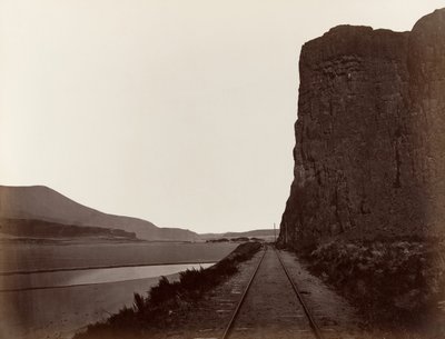 セリロ近くのホーン岬、1867年。 作： Carleton Emmons Watkins