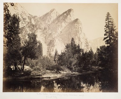 スリーブラザーズ、1870年代頃（アルブメンプリント） 作： Carleton Emmons Watkins