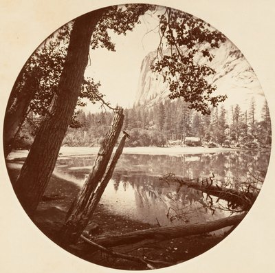 [カリフォルニア州ヨセミテ国立公園]、カリフォルニア州。 1878年。 作： Carleton Emmons Watkins