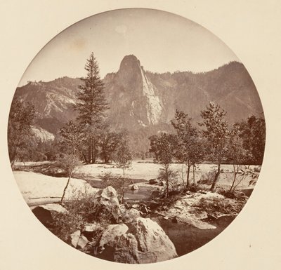 [カリフォルニア州ヨセミテ国立公園]、カリフォルニア州。 1878年。 作： Carleton Emmons Watkins
