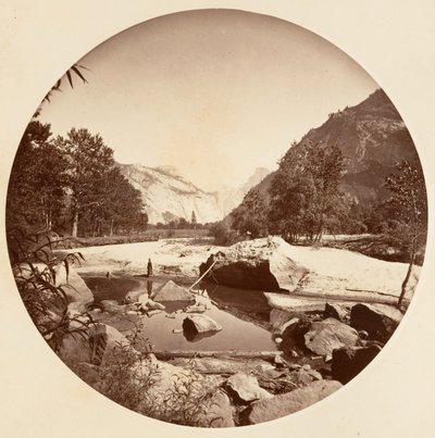 [カリフォルニア州ヨセミテ国立公園]、カリフォルニア州。 1878年。 作： Carleton Emmons Watkins