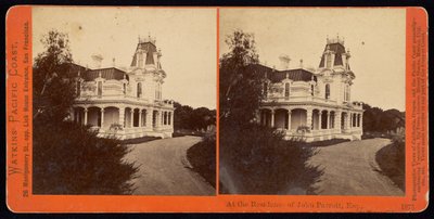 カリフォルニア州サンマテオのジョン・パロットEsq。の邸宅で 作： Carleton Watkins