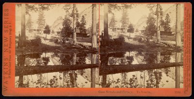 カーサネバダとコテージ。ヨセミテ 作： Carleton Watkins