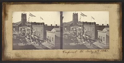 デュポンストリート、1862年7月4日 作： Carleton Watkins