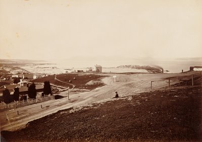 ロシアンヒルからのゴールデンゲート 作： Carleton Watkins