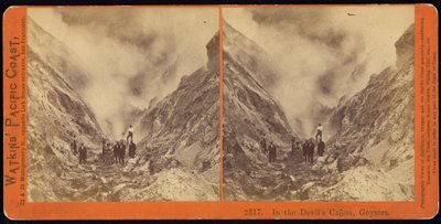 悪魔のカノンでは、間欠泉 作： Carleton Watkins