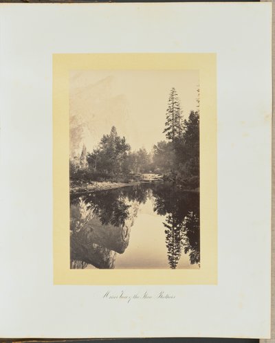 三兄弟の鏡像 作： Carleton Watkins