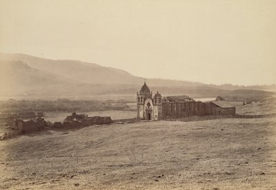 [サン・カルロス・デル・カルメロ伝道所]]。 作： Carleton Watkins