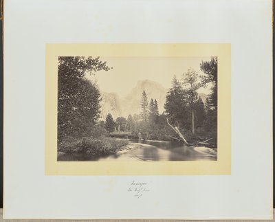 タサヤックハーフドーム5000フィート 作： Carleton Watkins