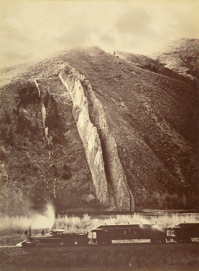 [ユタ州デビルズ・スライド］ 作： Carleton Watkins