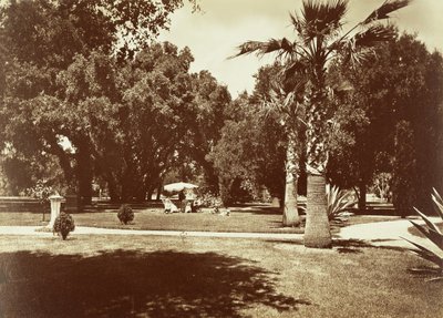 [サーロウ・ロッジ - テントと家族グループ]。 作： Carleton Watkins