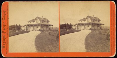 おそらくカリフォルニアにある正体不明の住居 作： Carleton Watkins