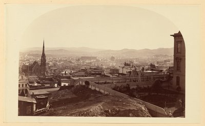 [カルセントヒル、クロッカー氏宅から南東を望む。］ 作： Carleton Watkins