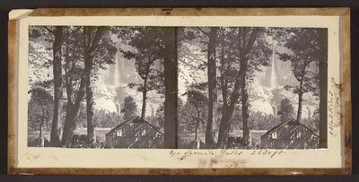 ヨセミテフォールズ。 2630フィート 作： Carleton Watkins