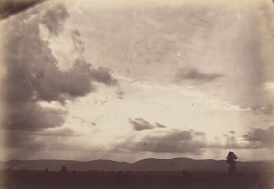 クラウドスタディ、ローマンカンパーニャ、c。 1860年。 作： Carlo Baldassare Simelli