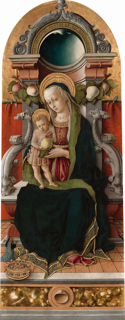 マドンナとチャイルド、1470年。 作： Carlo Crivelli