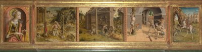 ラ・マドンナのプレデラデラ・ロンディーヌ1490年以降のツバメのマドンナ 作： Carlo Crivelli