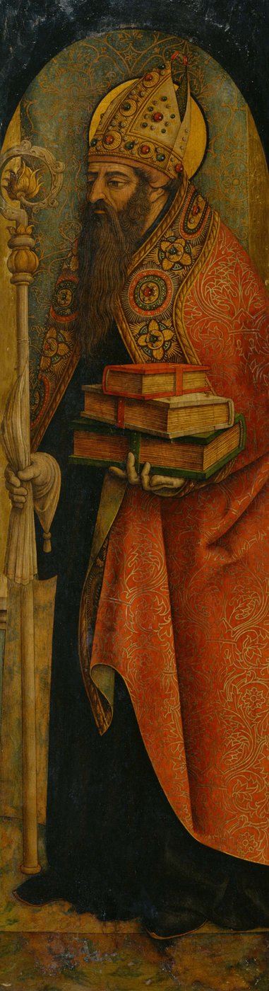 セントオーガスティン、1480年代 作： Carlo Crivelli