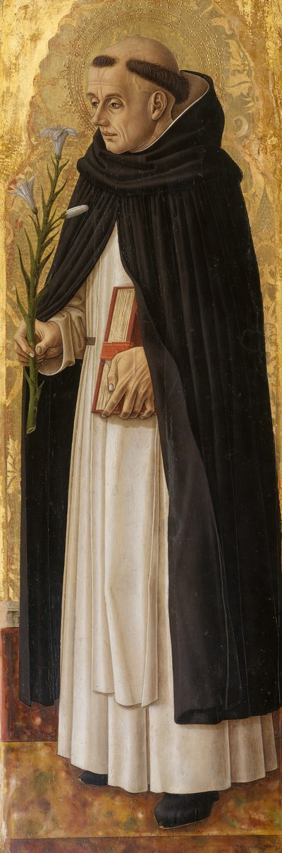 聖ドミニク、1472年。 作： Carlo Crivelli