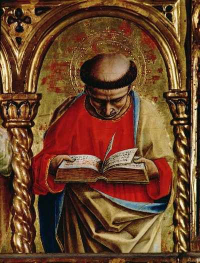 聖マタイ、SantEmidioポリプティックからの細部、パネルの細部の1473テンペラ76636 作： Carlo Crivelli