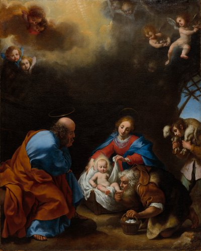 羊飼いの礼拝c。 1670。 作： Carlo Dolci