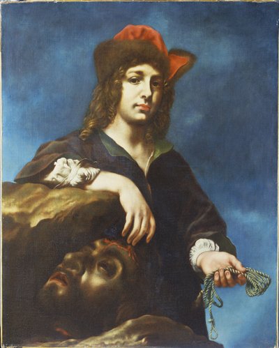 ゴリアテの頭を持つダビデ 作： Carlo Dolci