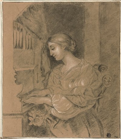 聖セシリア 作： Carlo Dolci