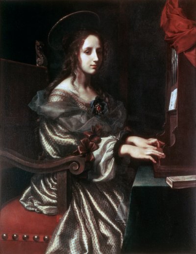 聖セシリア、1640年代。 作： Carlo Dolci