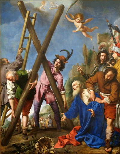 殉教前に祈る聖アンドリュー、1643年 作： Carlo Dolci