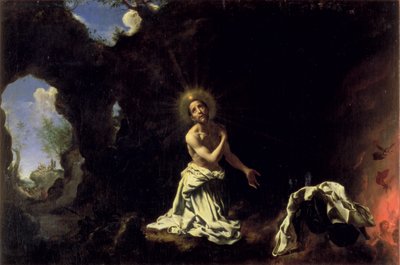 セントドミニクペニテント 作： Carlo Dolci