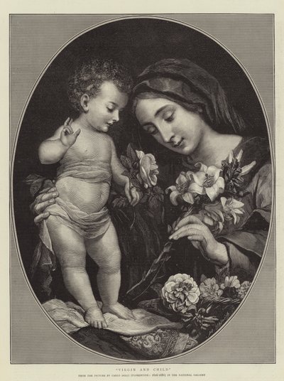 聖母子 作： Carlo Dolci