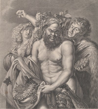 バカンテと牧神を伴ったバッカス、1768年 作： Carlo Faucci