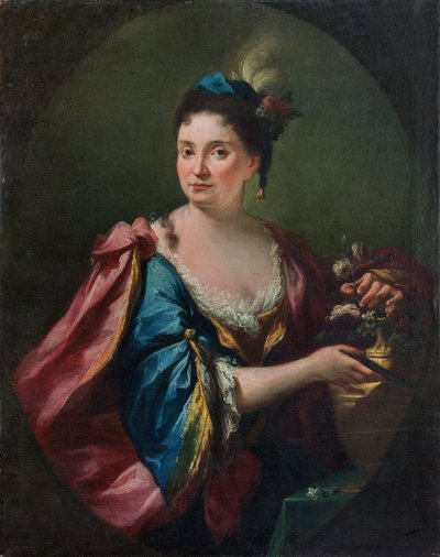 カテリーナ・コルベリーニ（？）の肖像 1730年頃（油彩・キャンバス 作： Carlo Innocenzo Carloni