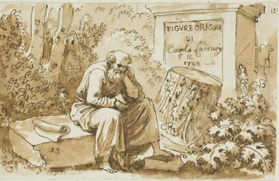 口絵用下絵から図案原画へ 作： Carlo Labruzzi
