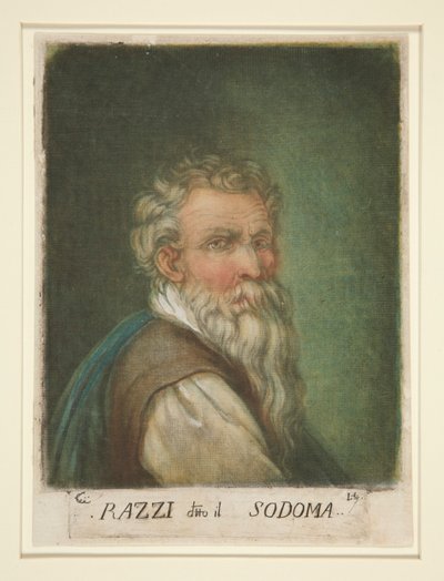(の肖像) G. A. Bazzi, ditto Il Sodoma 作： Carlo Lasinio