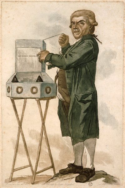 カルロ・ラシーニオ（1759-1838）作「アントニオ・ニッコーライ」、エングレーヴィング 作： Carlo Lasinio