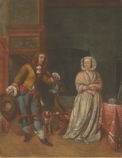 女性を訪ねるハンツマン、17831786。 作： Carlo Lasinio
