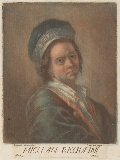 ミケランジェロ・リッチョリーニ、1789年。 作： Carlo Lasinio