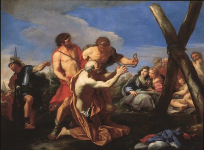 殉教の十字架に導かれる聖アンデレ（油彩・キャンバス） 作： Carlo Maratta