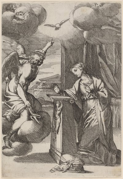 受胎告知 作： Carlo Maratta