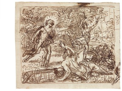 アポロとダフネ 作： Carlo Maratta or Maratti
