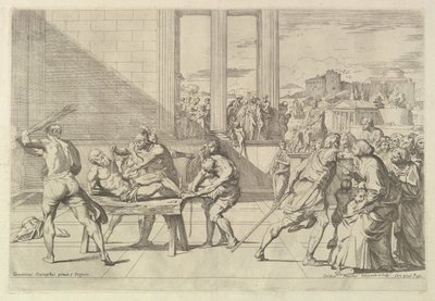 聖アンドリューの殉教。 作： Carlo Maratta or Maratti