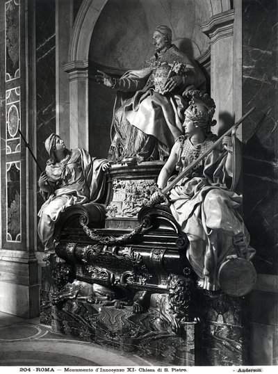 教皇インノセント11世の記念碑 1697年頃（大理石製 作： Carlo Maratta or Maratti