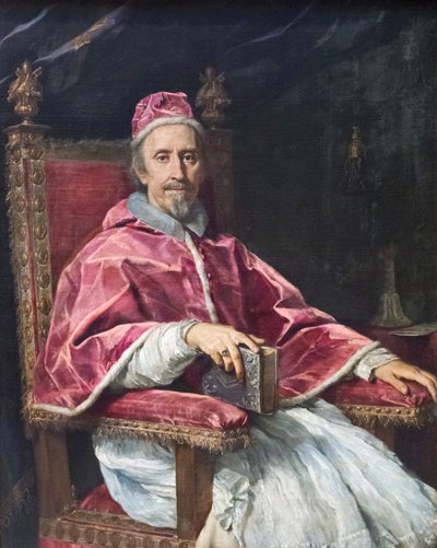 クレメンス9世の肖像 作： Carlo Maratta or Maratti
