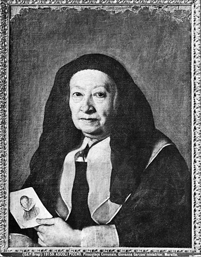 ジョバンナ・ガルゾーニの肖像 作： Carlo Maratta or Maratti