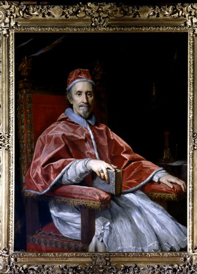 教皇クレメンス9世の肖像」1669年頃（油彩・キャンバス 作： Carlo Maratta or Maratti