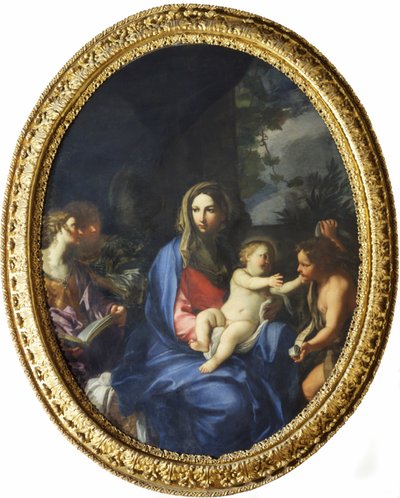 聖母と子と聖ヨハネ 作： Carlo Maratta or Maratti